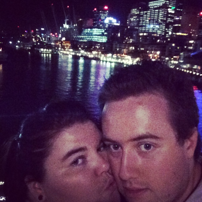 Man Piece and I celebrated three years together at the end of January. He surprised me with a nice dinner at Ripples in Pyrmont.